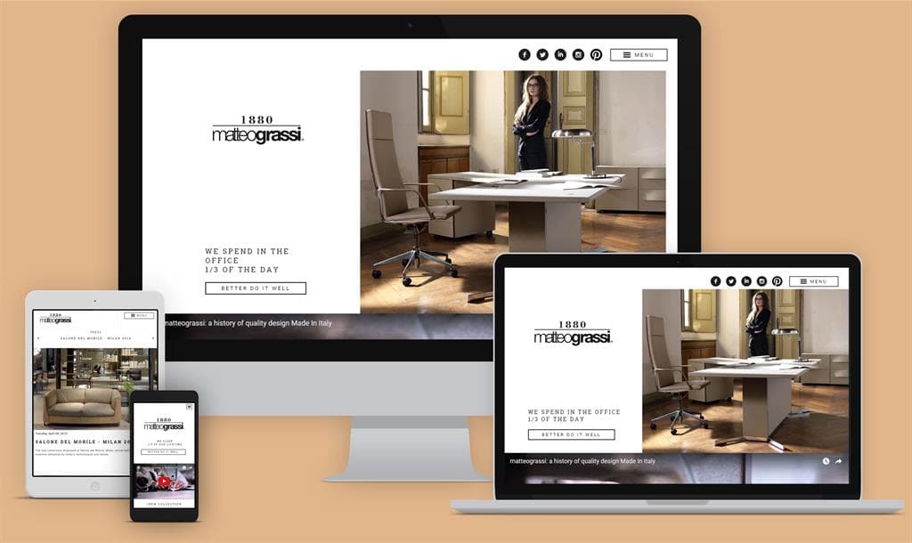 Realizzazione di un sito internet per mobili di design