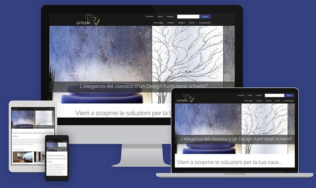 Realizzazione di un sito web per il settore degli infissi e serramenti