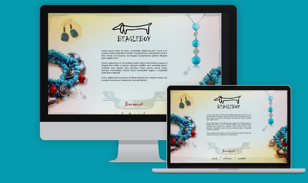 Realizzazione sito internet per creazioni gioielli BeagleBoy